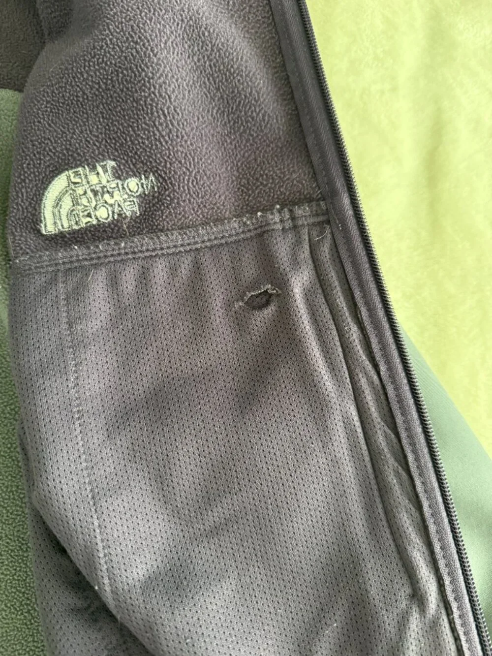 The North Face Apex Bionic Soft Shell Jacket Men's XL Gray Purple Fleece Lined